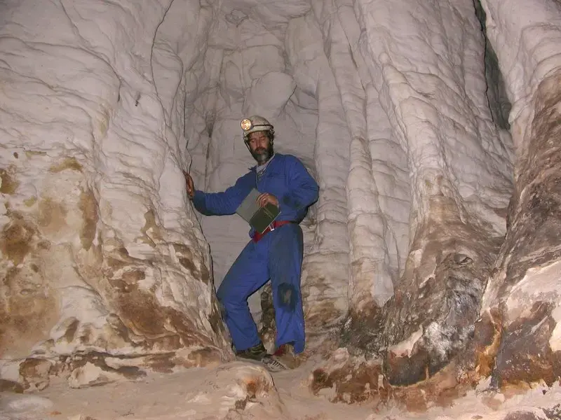 Anthony Hitchcock resurveying Ronans Well