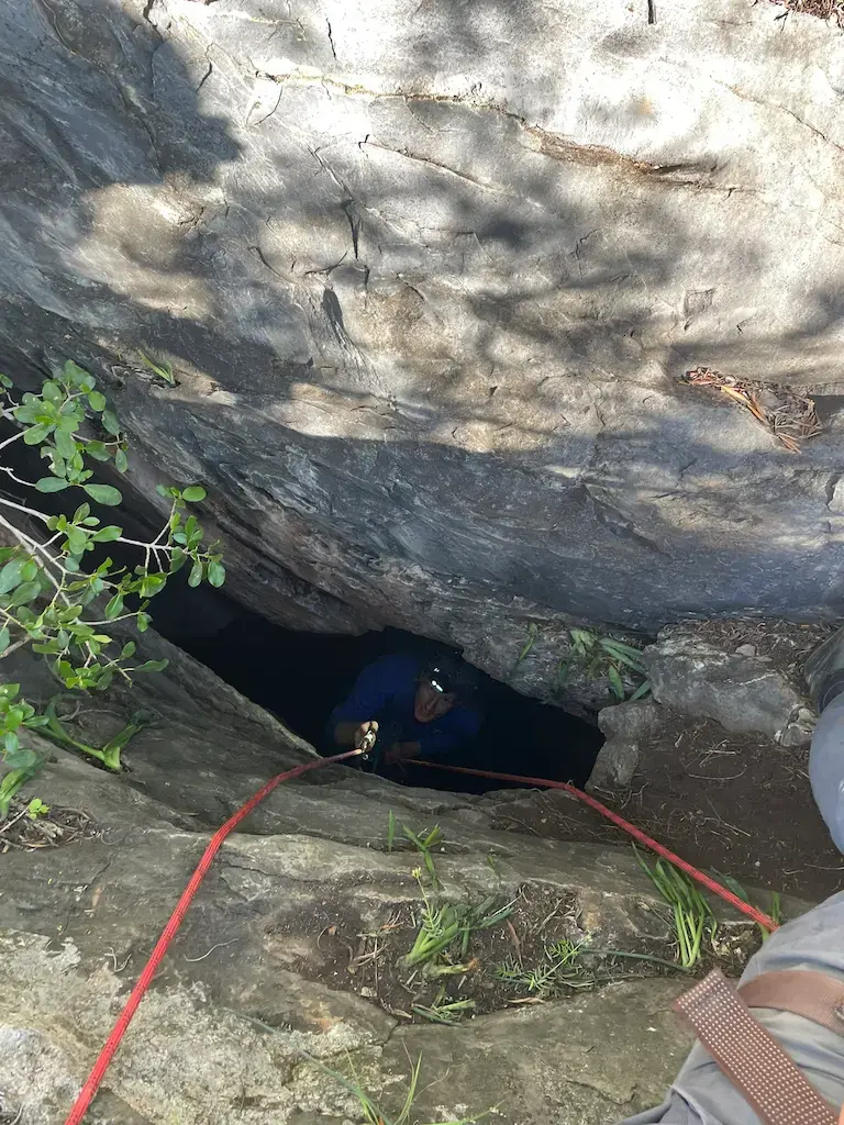 Stefan du Plessis decending into darkness